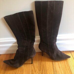 BCBGMAXAZRIA Suede Brown Boots 38